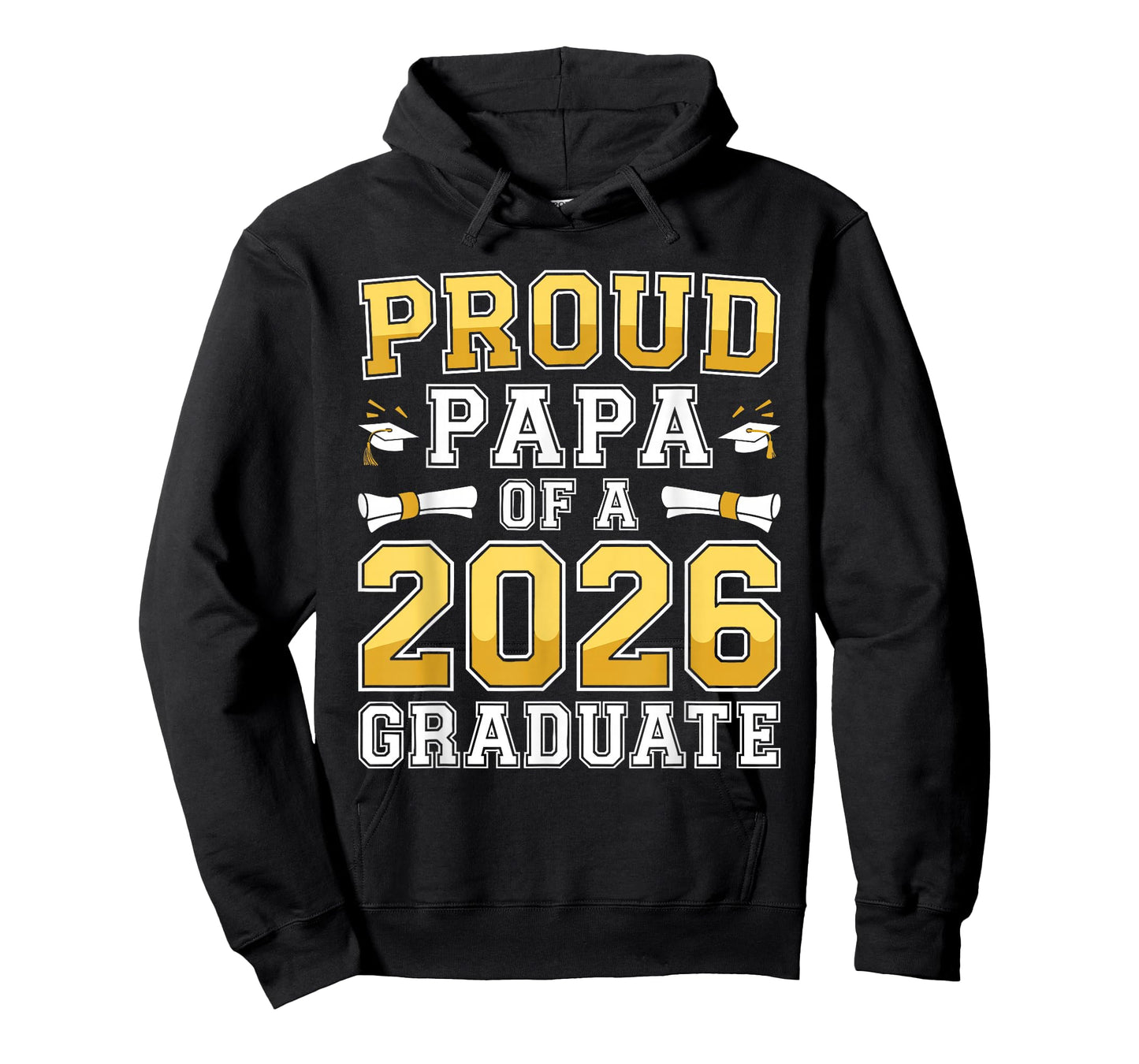 Proud Papa of A 2026 Graduate Shirt Class of 2026 Graduation T-Shirt
