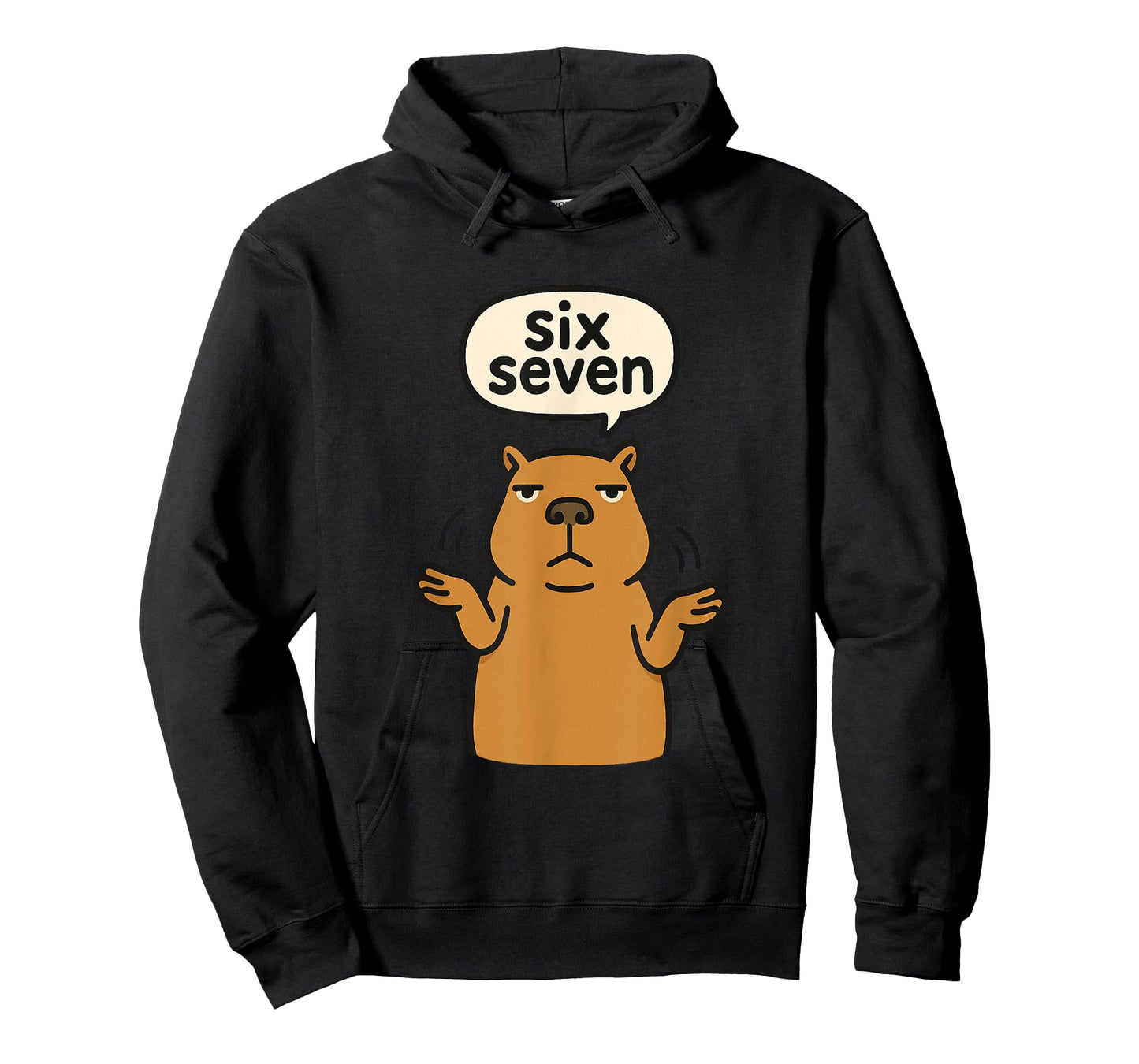 67 Six Seven 6-7 Capybara - Funny Teen Kids Brainrot Meme T-Shirt