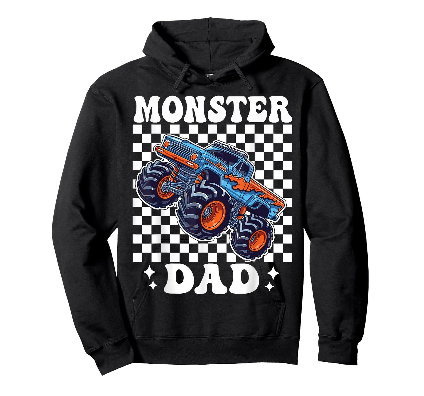Monster Truck Dad Family Matching Monster Trucks Birthday T-Shirt