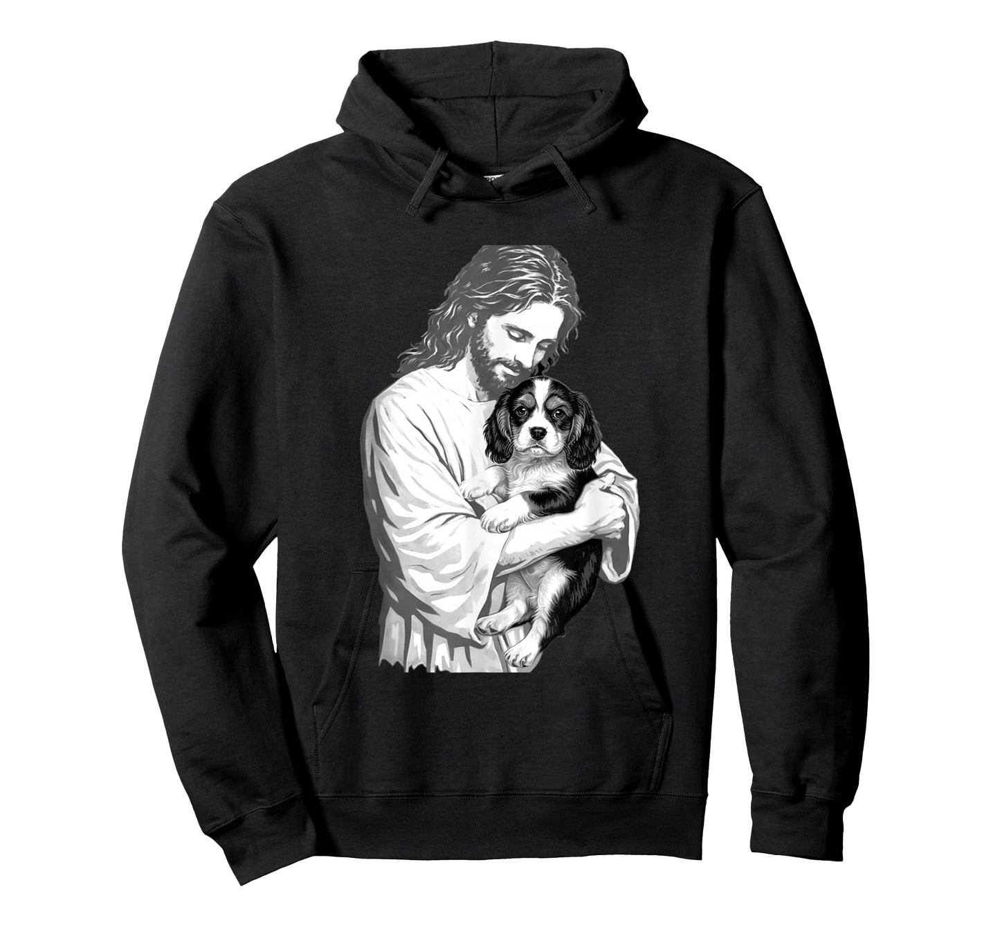 Funny Jesus Christ Cavalier Spaniel Dog Christian Faith T-Shirt
