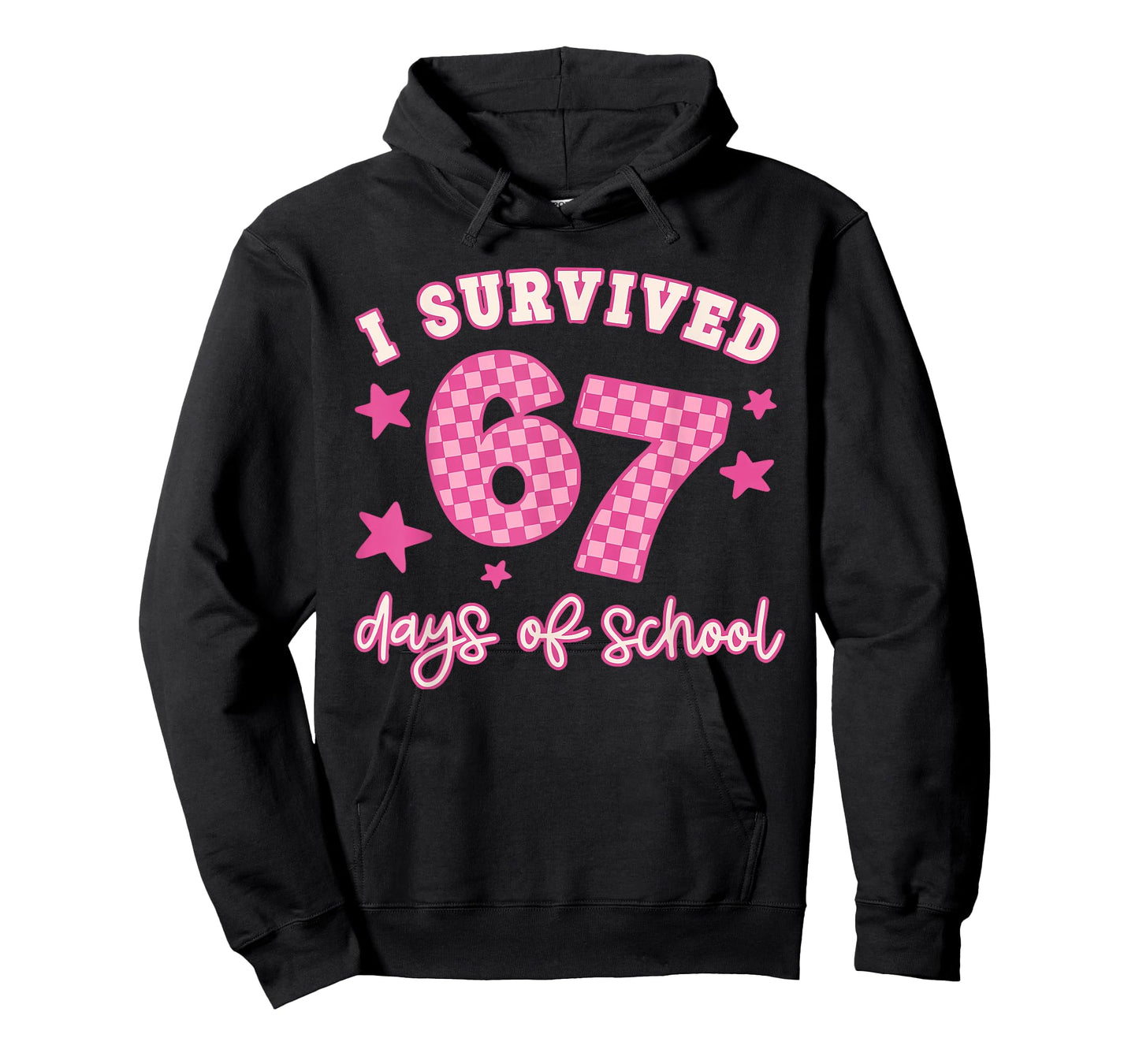 I Survived 67 Days of School Funny 67 Teachers Students Meme T-Shirt