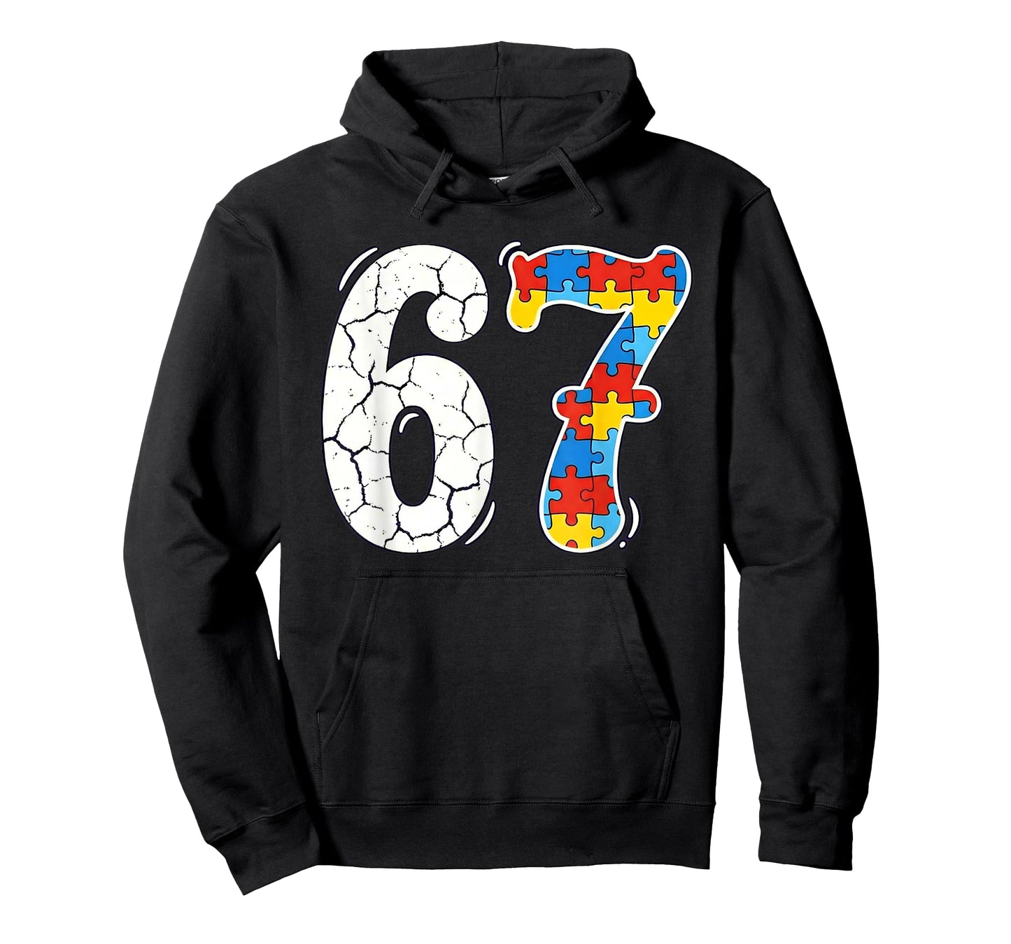 67 Six Seven Puzzle Autism Awareness T-Shirt