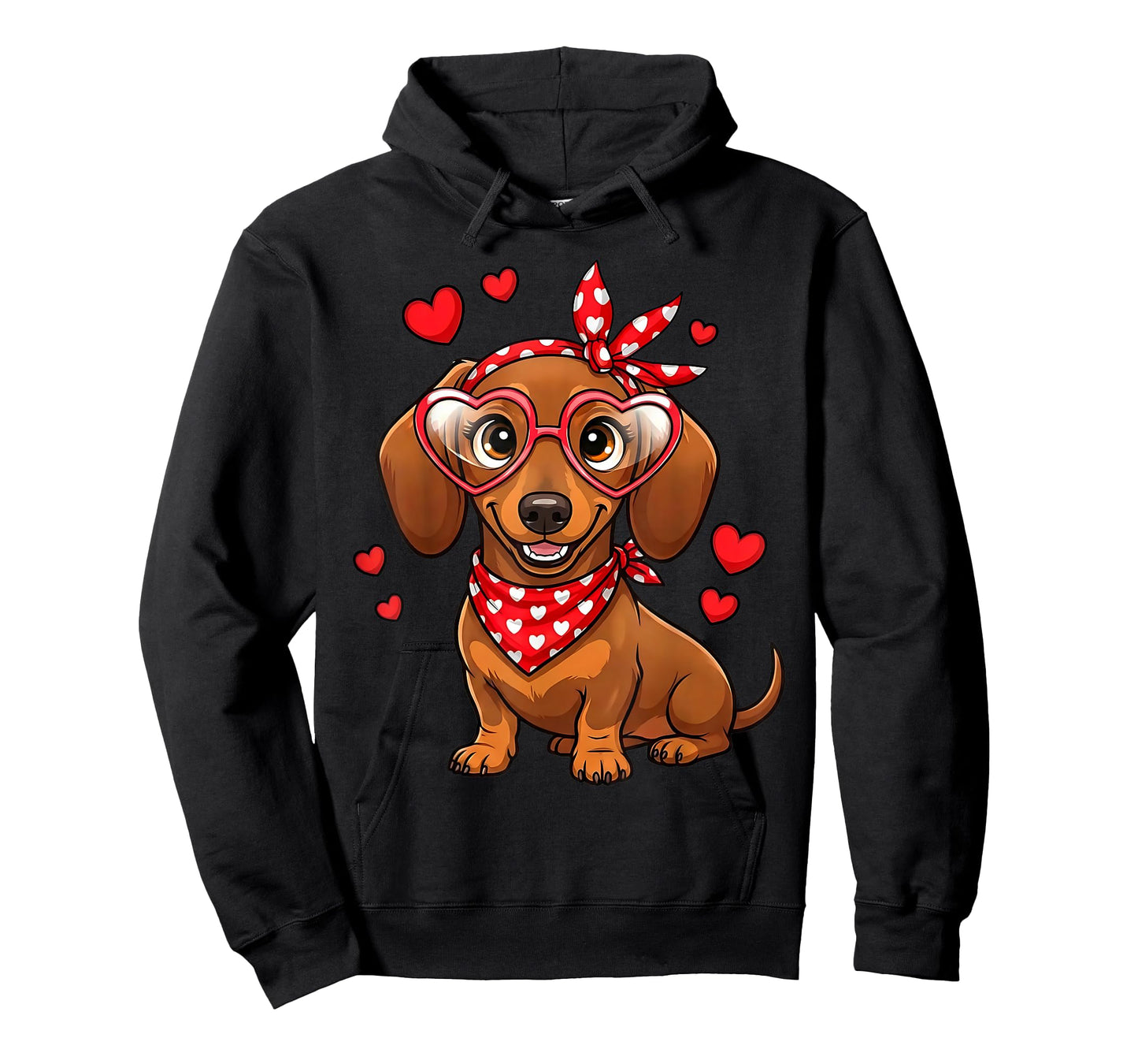 Dachshund Valentines Day Wiener Dog Lover Weenie Heart T-Shirt