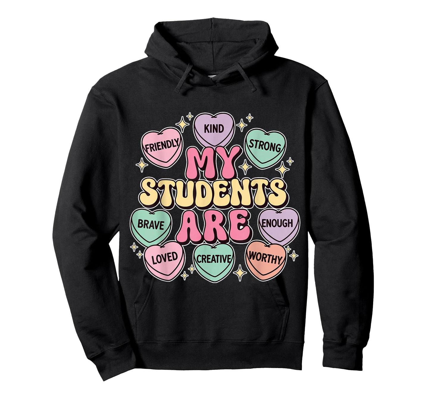 My Students are Loved Teacher Valentines Day Hearts T-Shirt