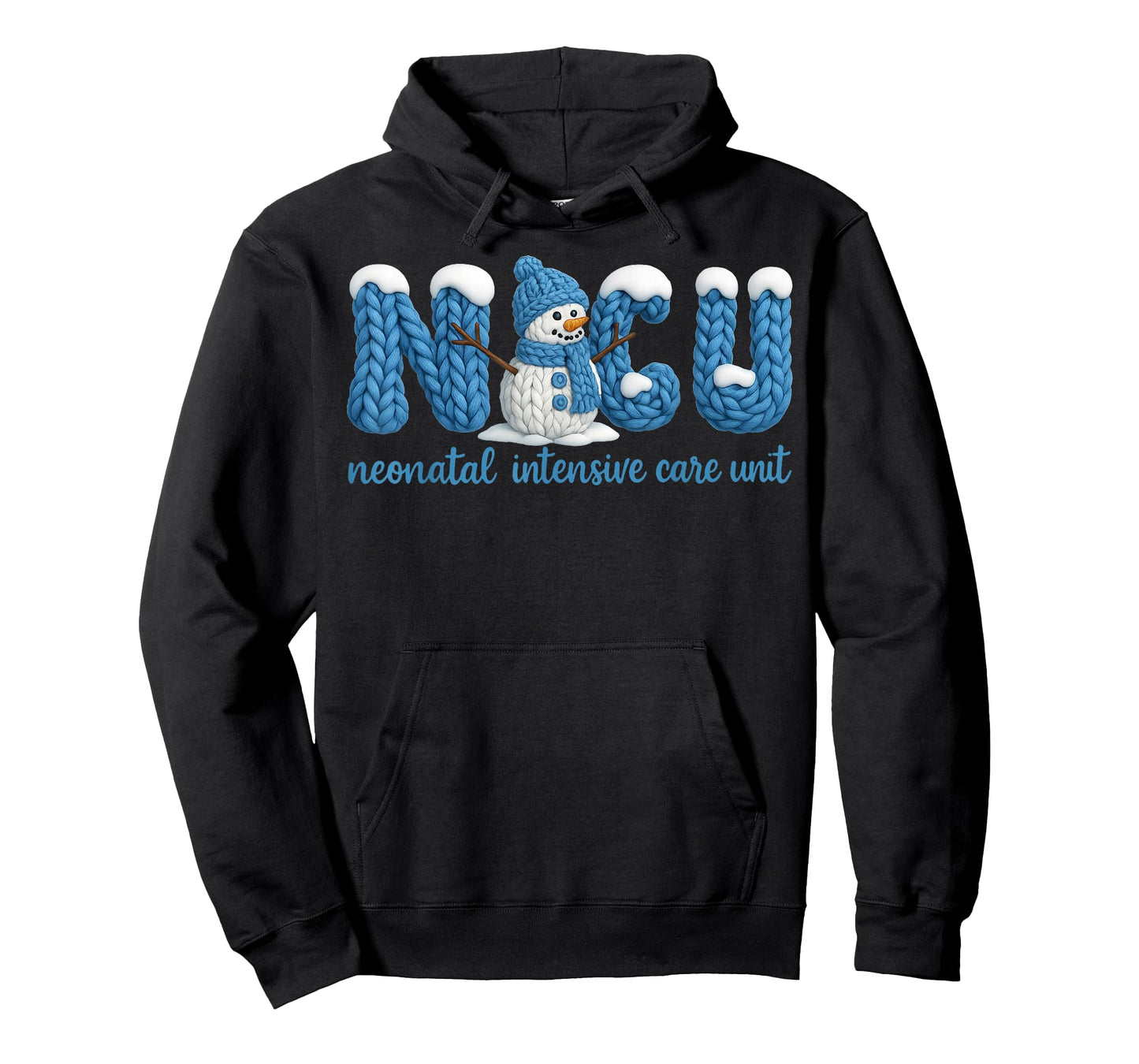 NICU Nurse Snowman Christmas Neonatal Intensive Care Nursing T-Shirt