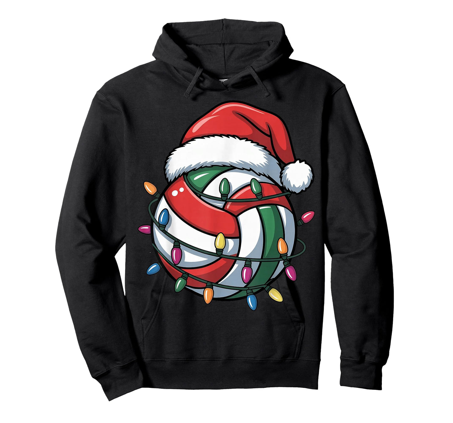 Volleyball Christmas Santa Hat Volleyball Sport Men Boys Kid T-Shirt