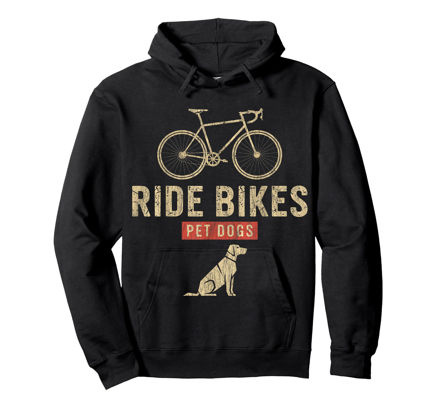 Ride Bikes Pet Dogs – Funny Cycling Dog Lover T-Shirt