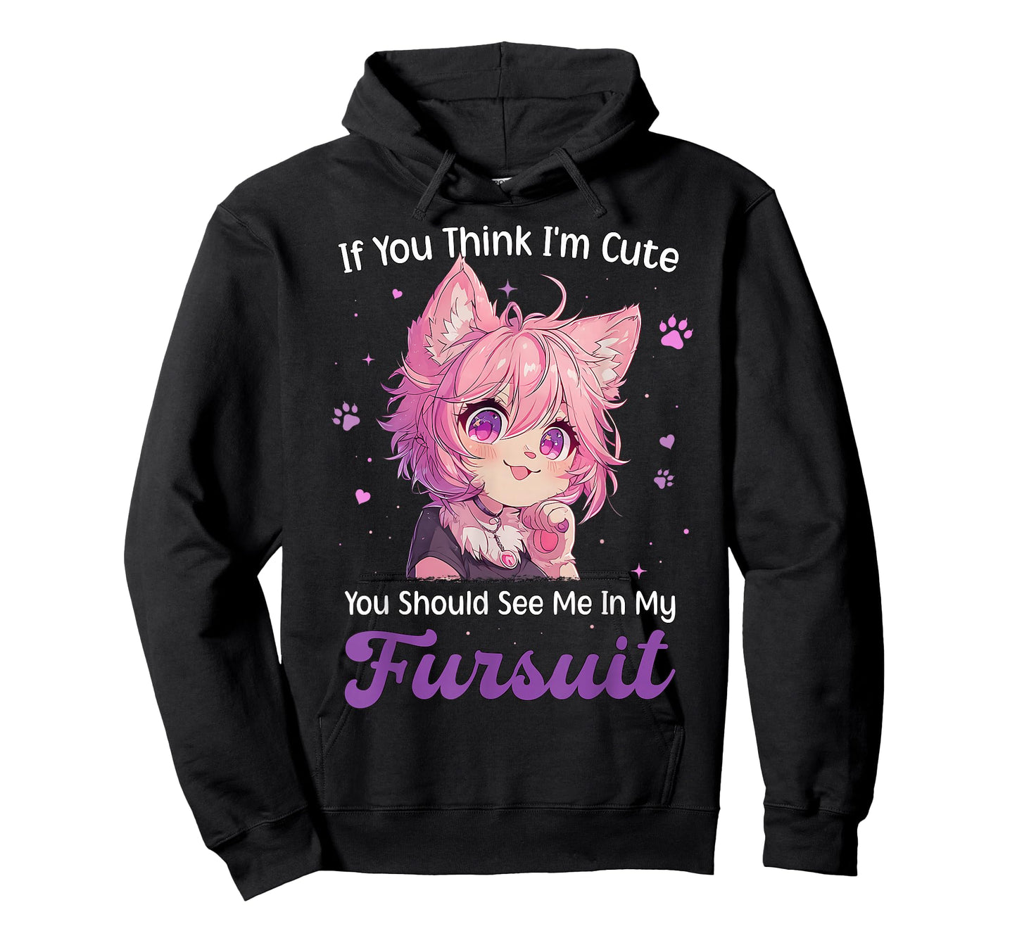 If You Think I'm Cute See Me in My Fursuit Furry Cat T-Shirt