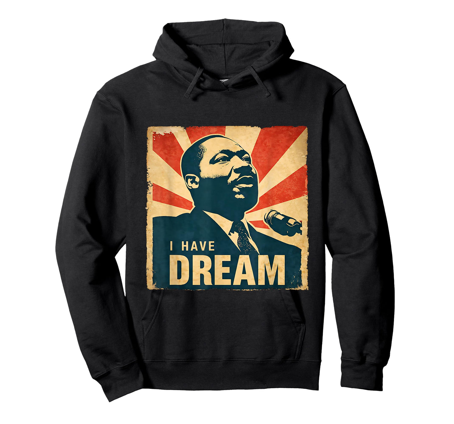 Dream Like King African American Black History Month Vintage T-Shirt