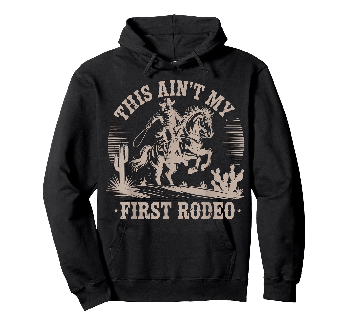 This Ain't My First Rodeo Bucking Bronco Cowboy Riding Horse T-Shirt
