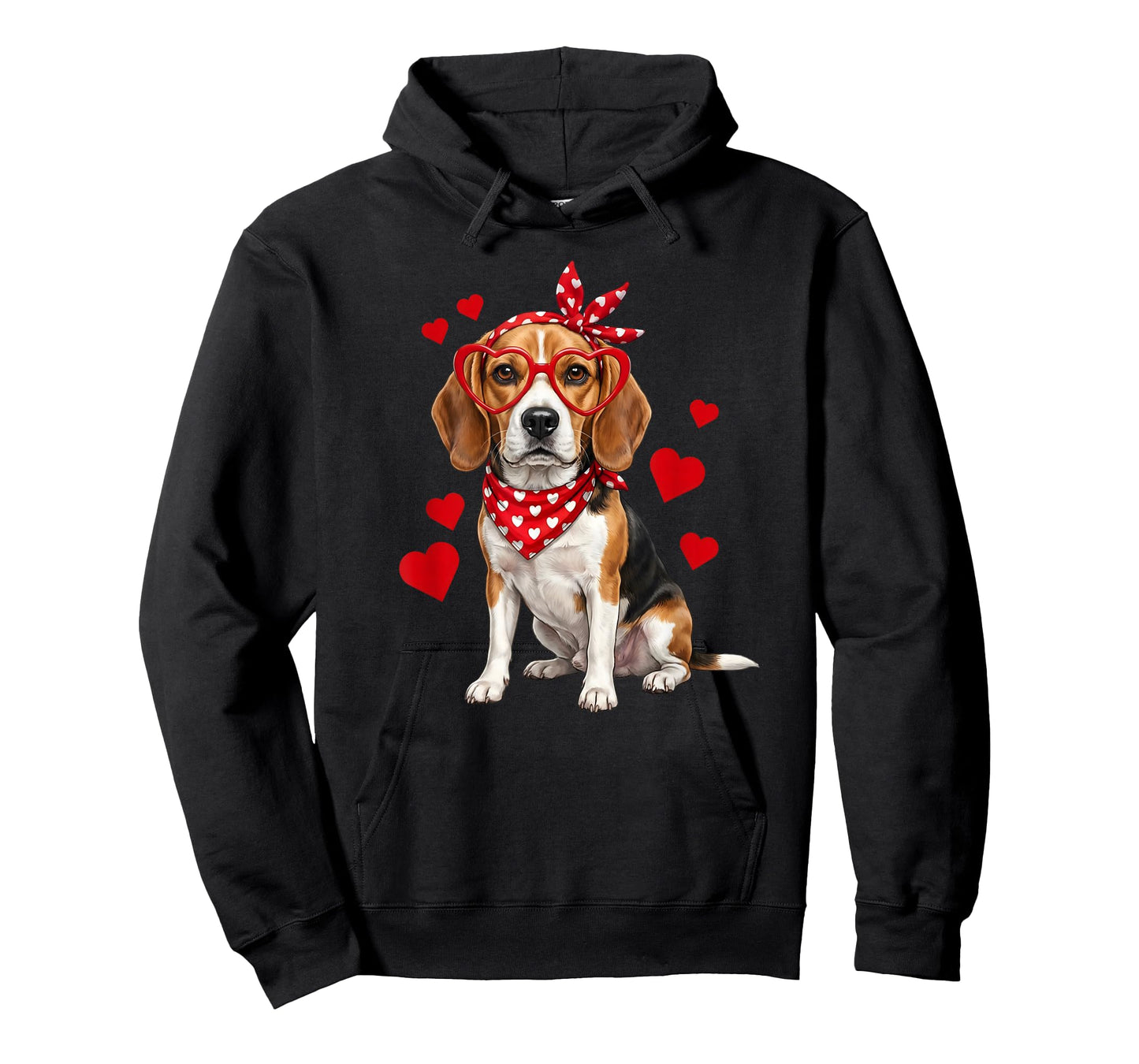 Beagle Valentines Day Dog Lover Heart T-Shirt