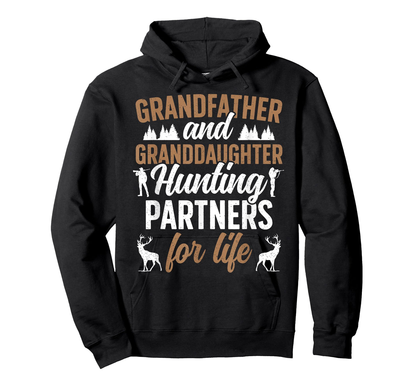 Grandfather and Granddaughter Hunting Partners for Life T-Shirt