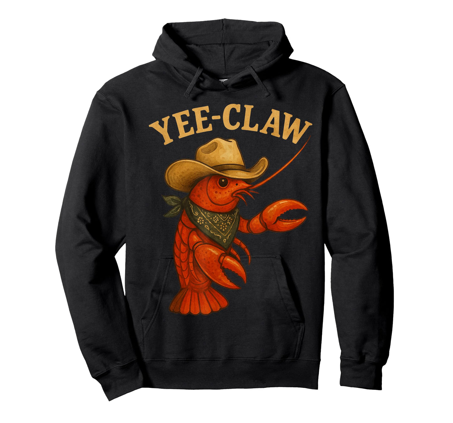 Yee Claw Funny Crawfish Cajun Seafood Party Boys Kids Men T-Shirt