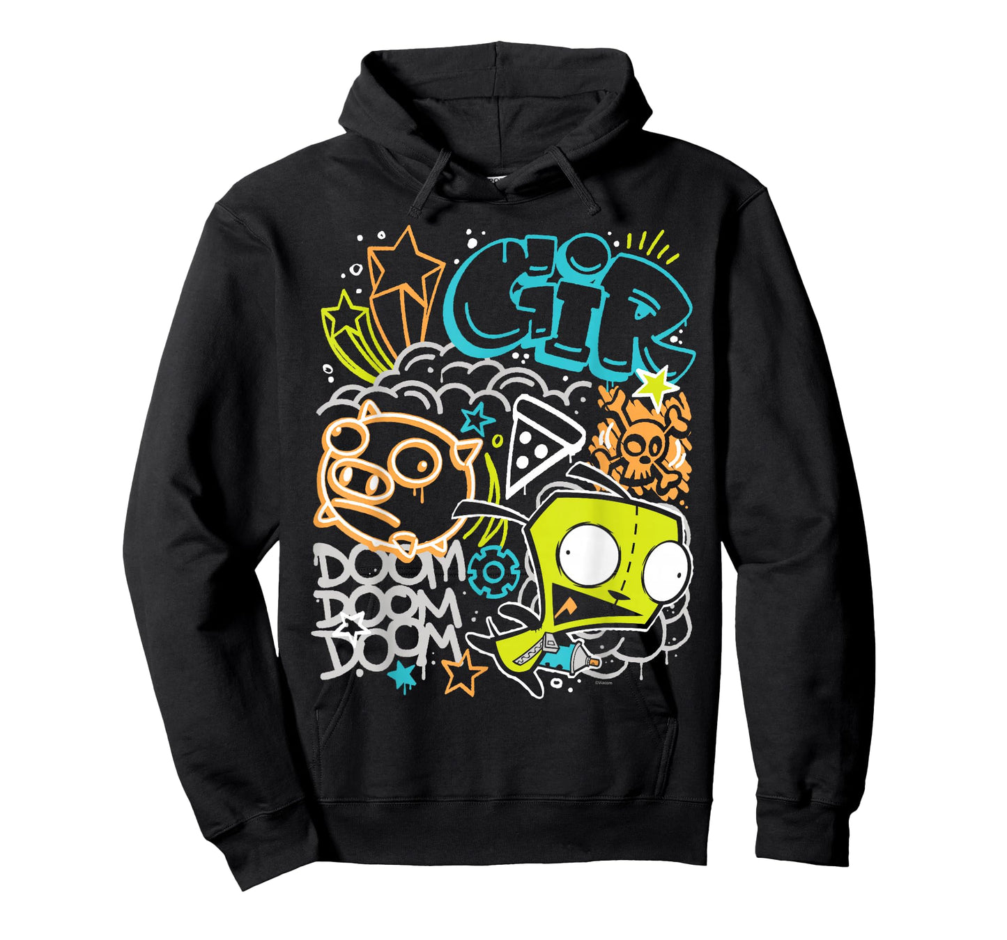 Invader Zim - Gir - Graffiti T-Shirt