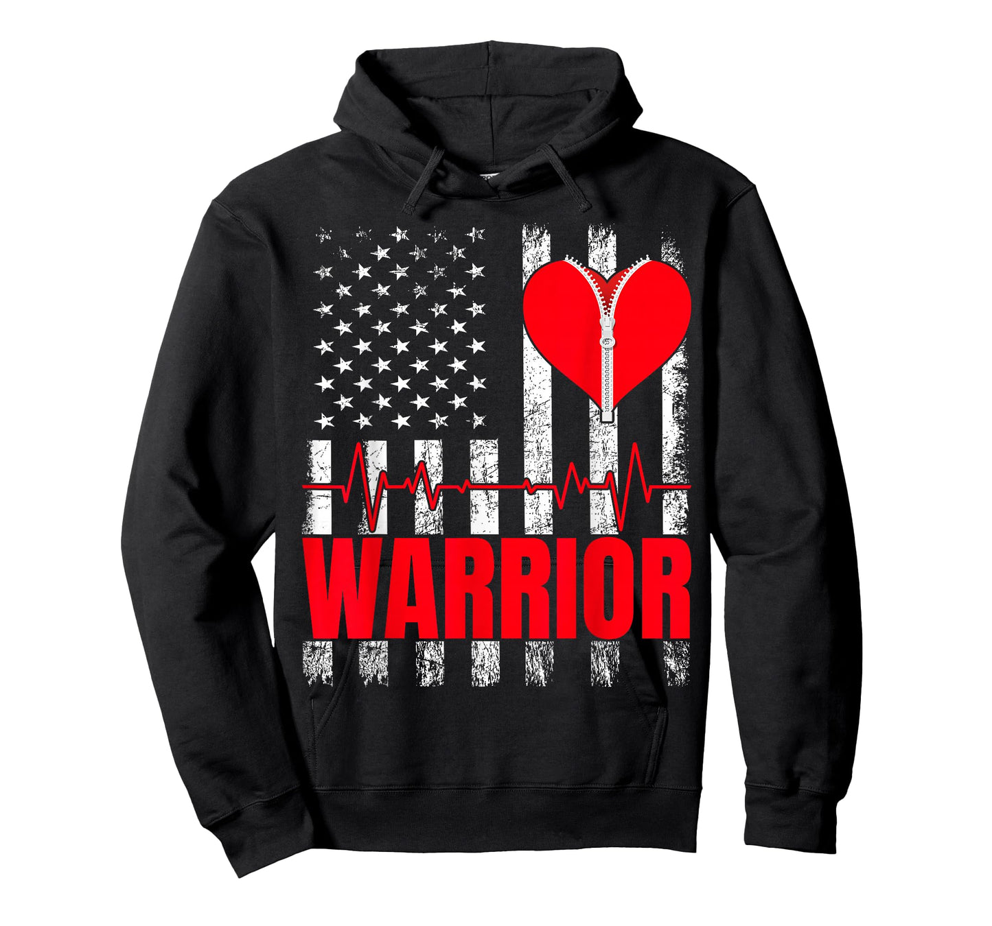 Congenital Heart Defect Awareness Open Heart Surgery Warrior T-Shirt