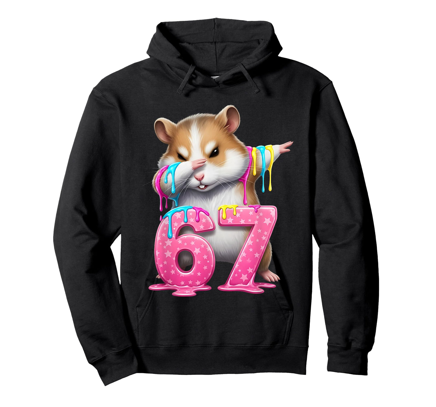 67 Animals Funny 67 Brainrot Youth Kids Hamster 67 T-Shirt