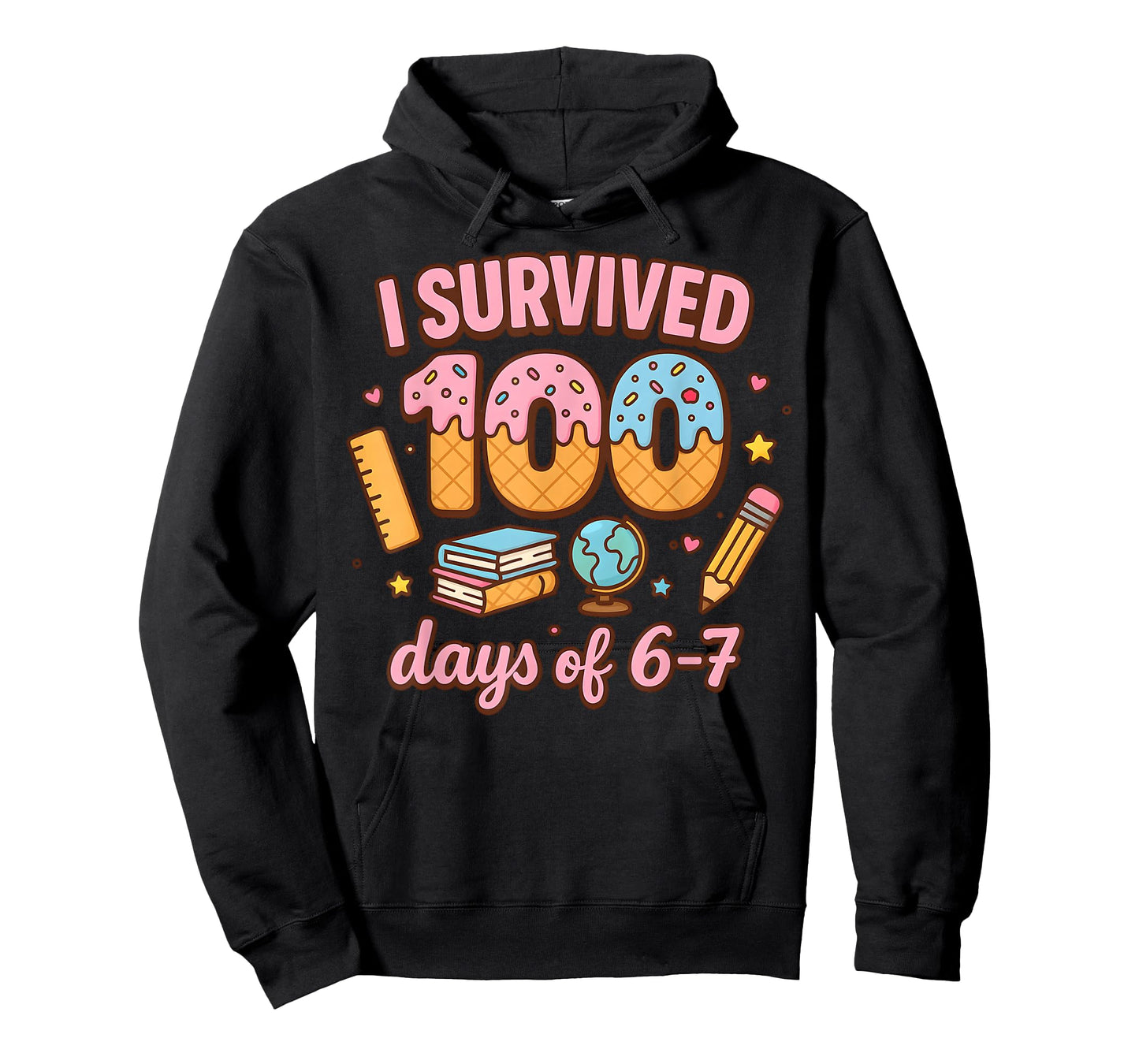 Funny 67 100th Day of School Teacher 100 Days 6 7 Meme 6-7 T-Shirt