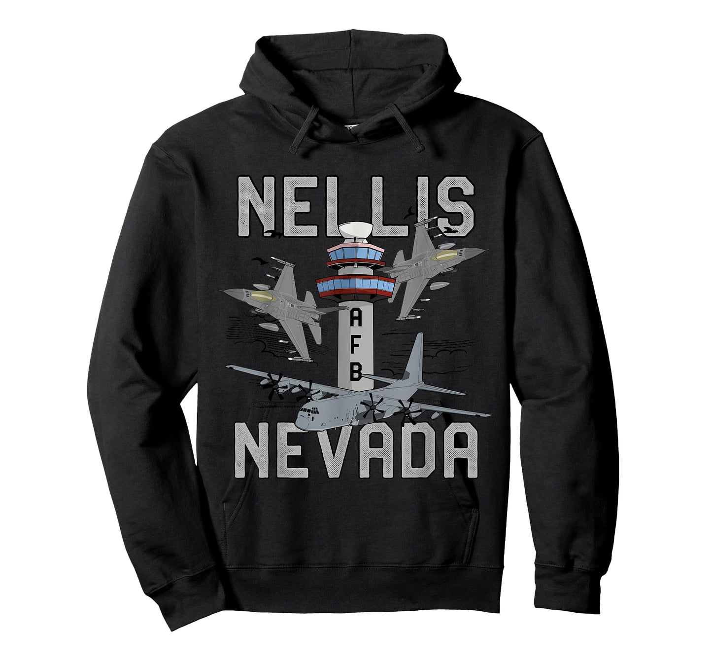 Nellis AFB Nevada Air Force Base Fighter Jets Vintage Tee T-Shirt