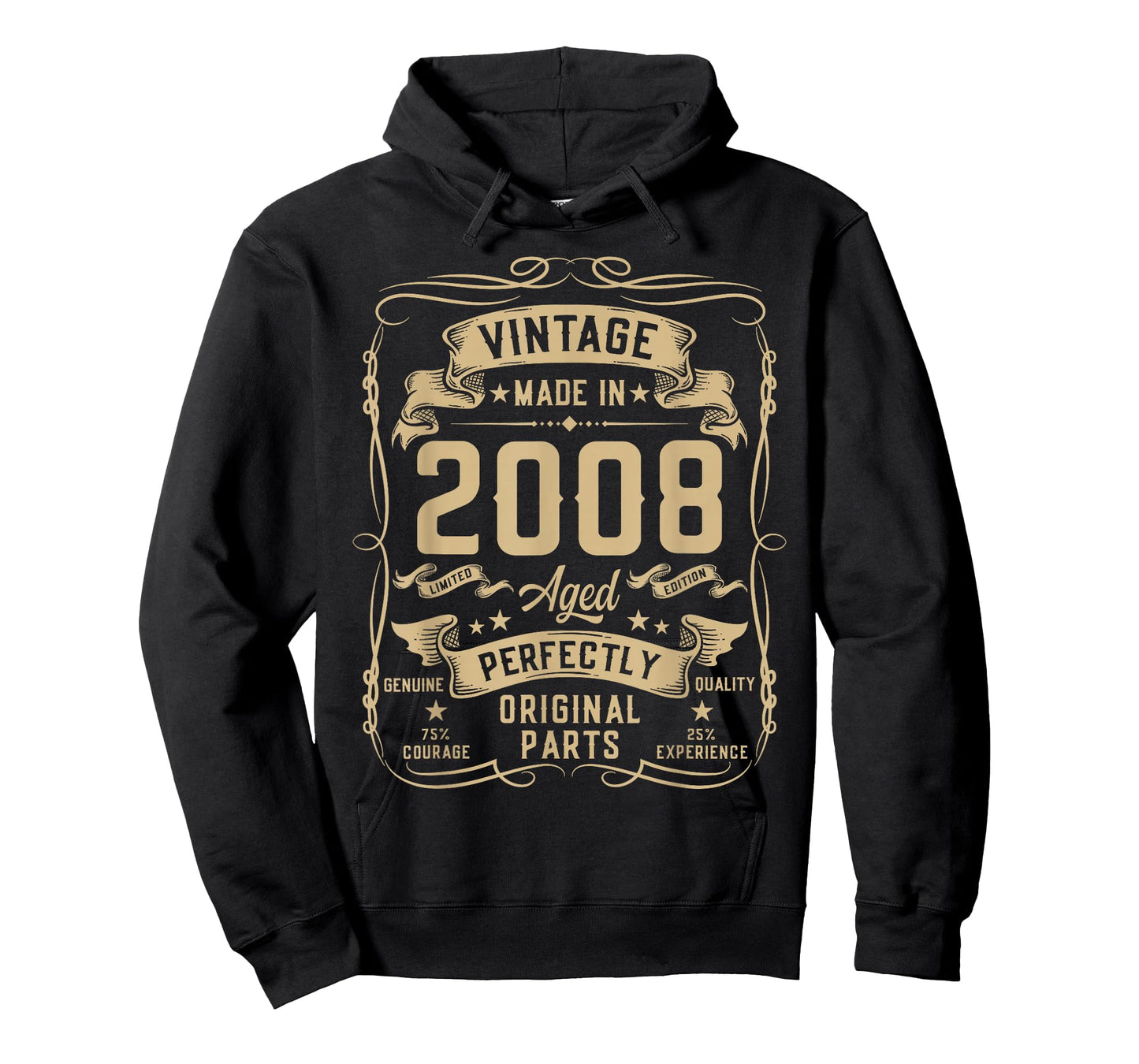 Vintage 2008 18yr 18th Birthday Gifts for Men 18 Years Old T-Shirt