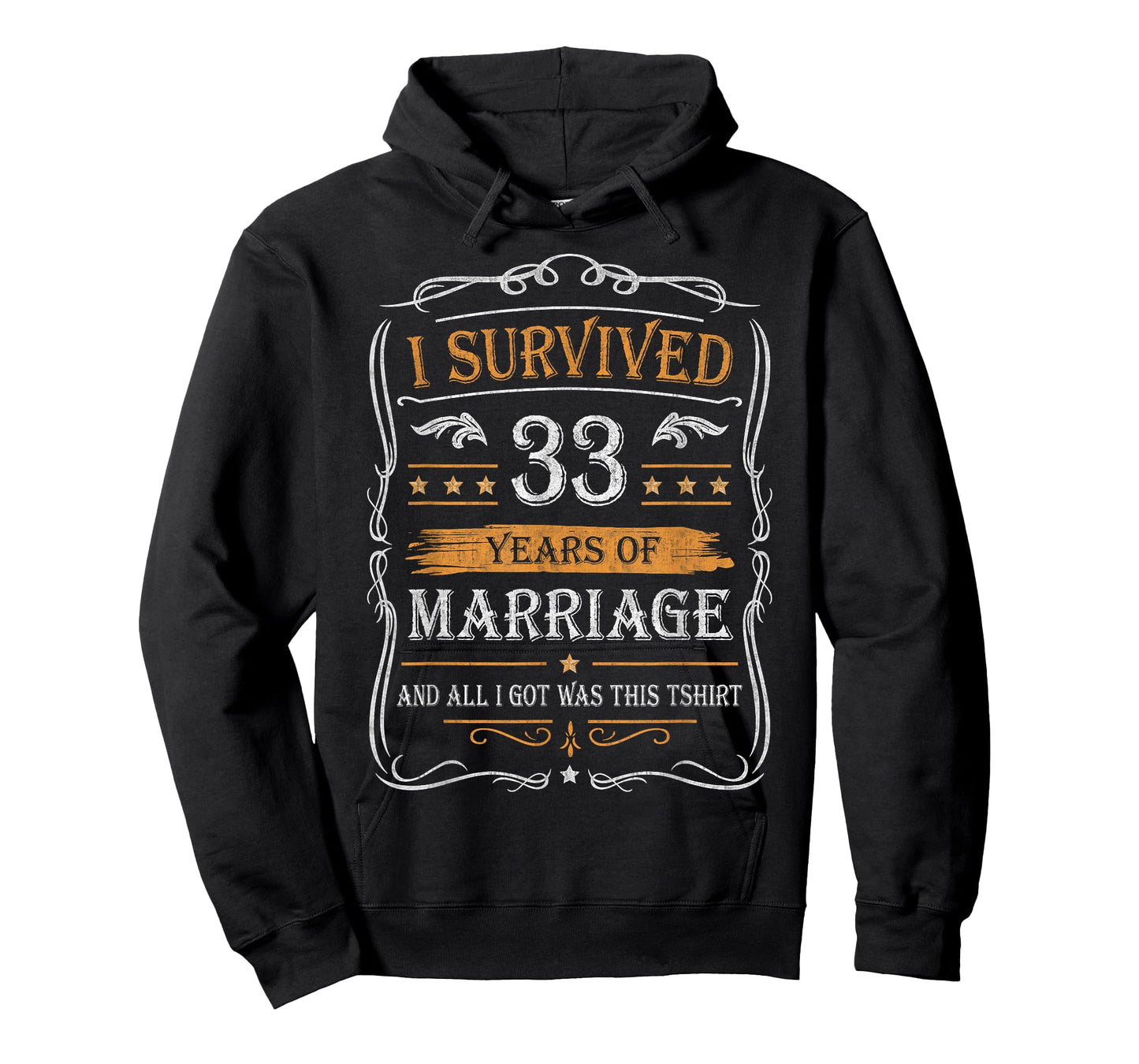 33rd Wedding Anniversary Shirt Couples Husband Wife 33 Years T-Shirt