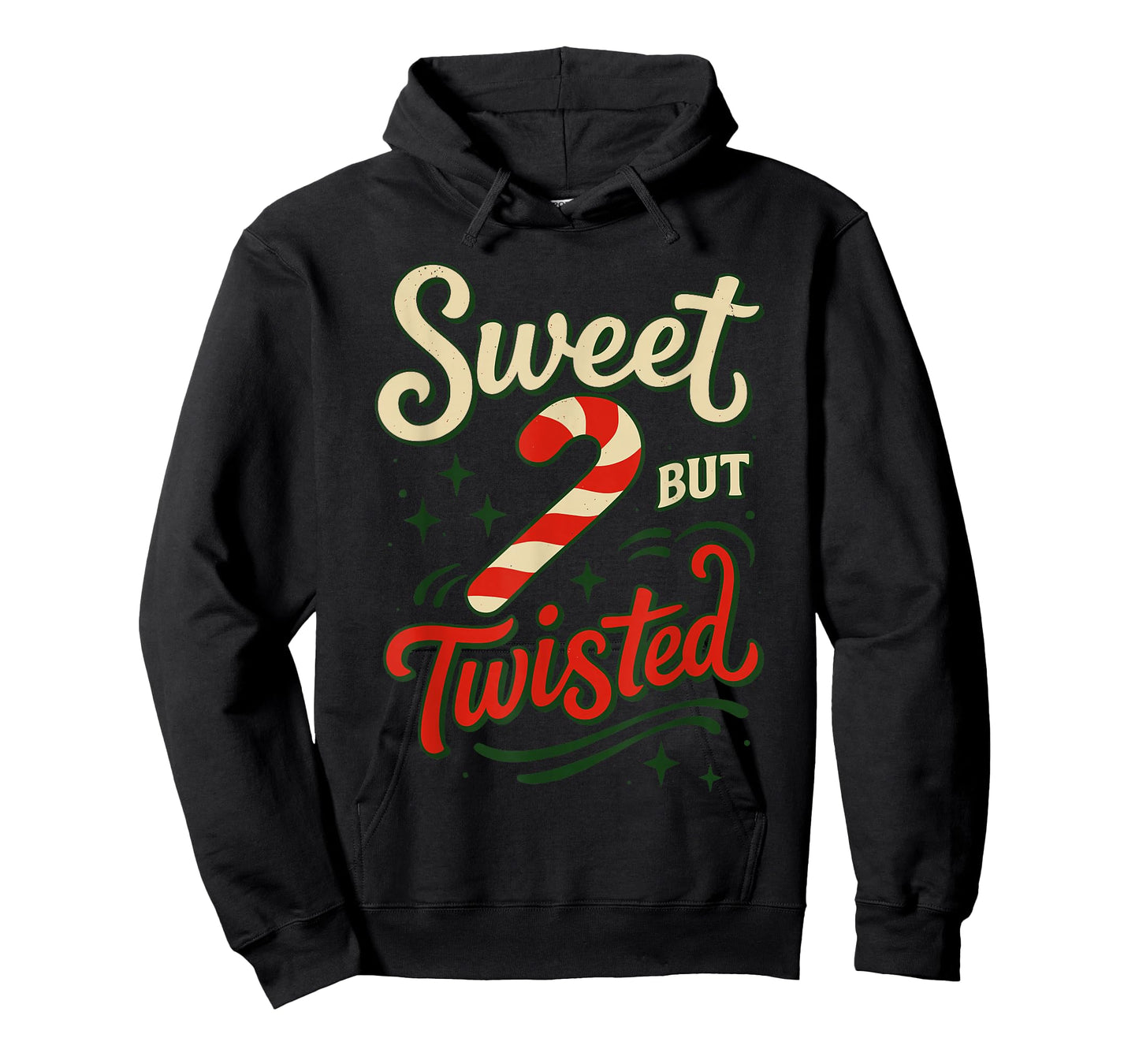 Sweet But Twisted Christmas Shirt, Cute Candy Cane Pajamas T-Shirt