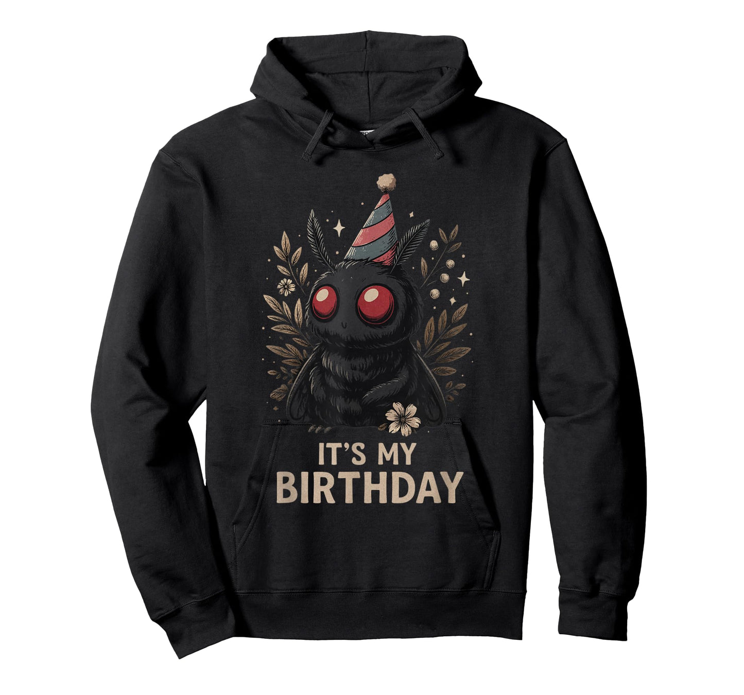 It's My Birthday Mothman Kawaii cryptid Humor Apparel T-Shirt