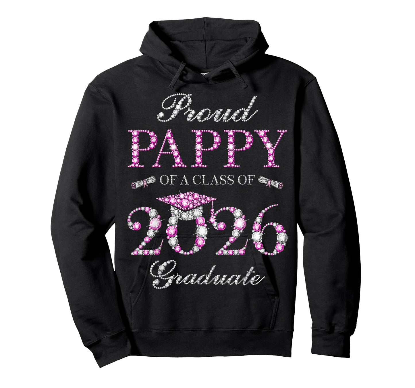 Proud Pappy of A Class of 2026 Graduate T-Shirt