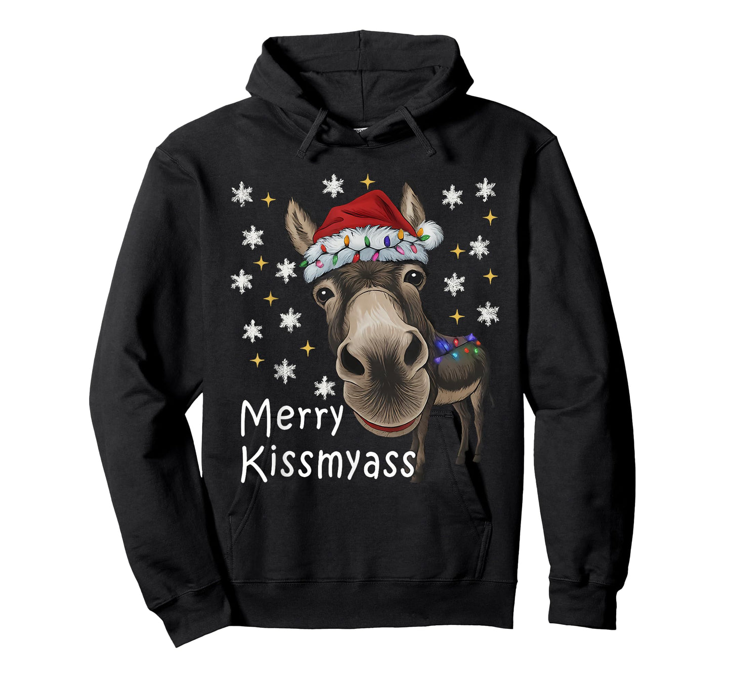 Merry KissMyAss Funny Christmas T-Shirt