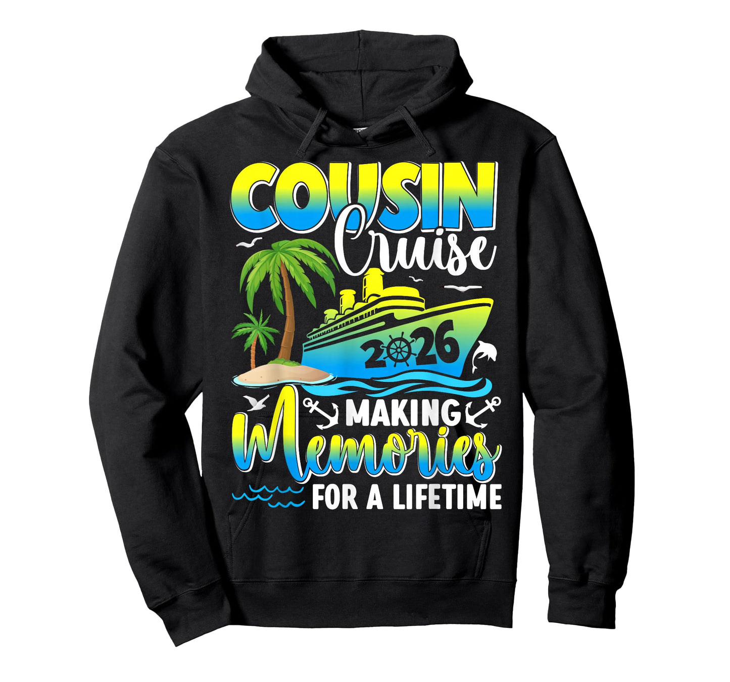 Cousin Cruise 2026 Summer Vacation Beach Family Trips T-Shirt