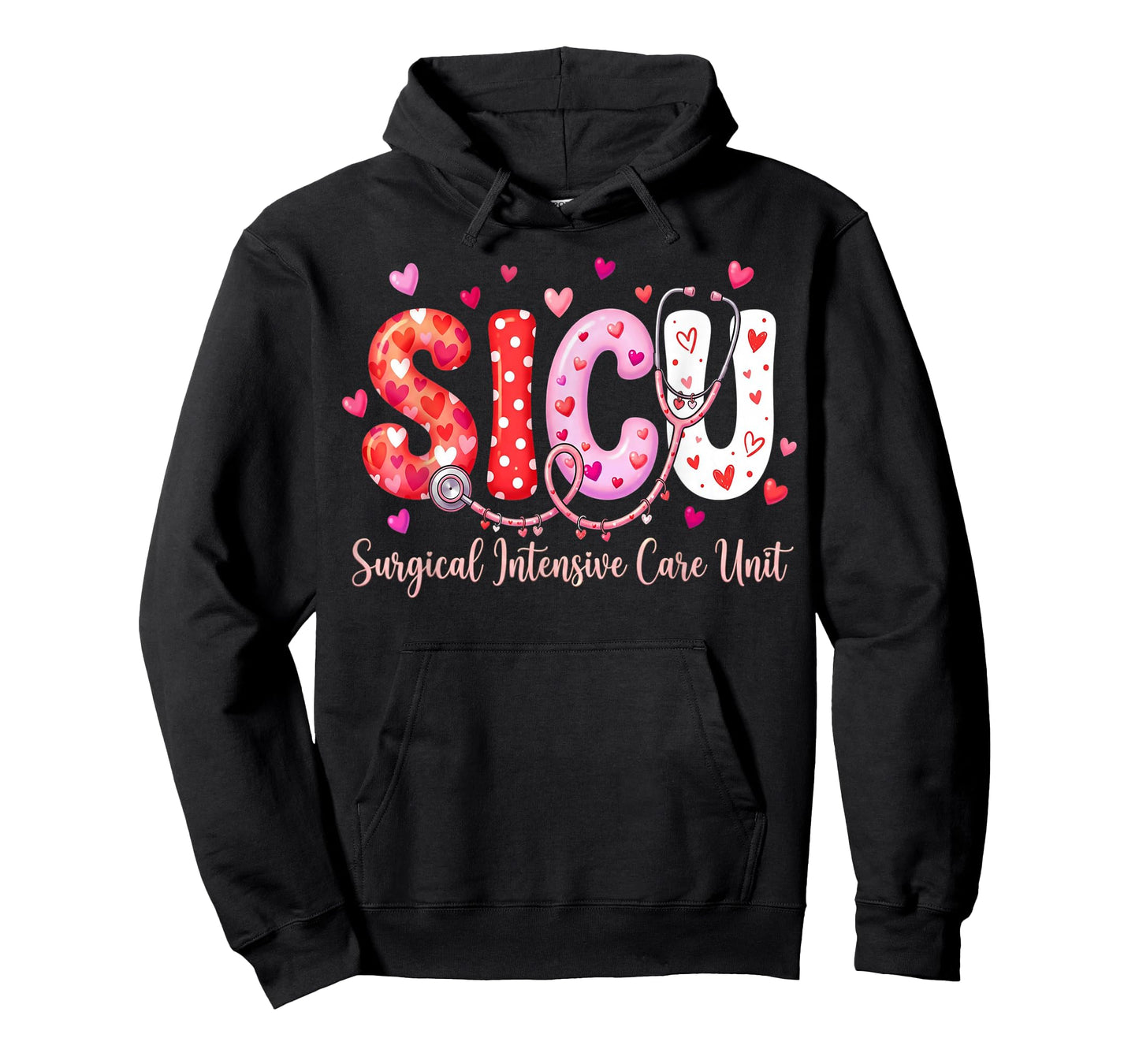 Heart Surgical Intensive Care Unit Valentines SICU Nurse T-Shirt