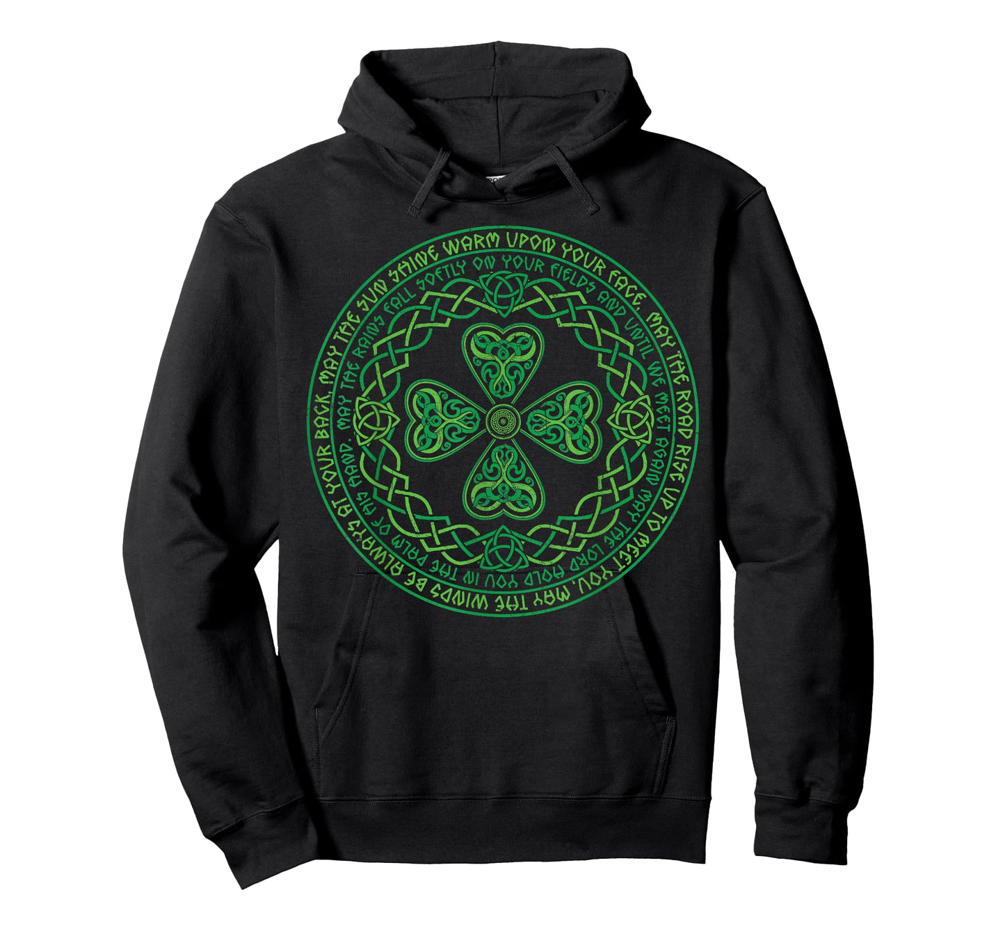 Celtic Knot Irish Blessing 4 Leaf Clover Ireland St Patricks T-Shirt