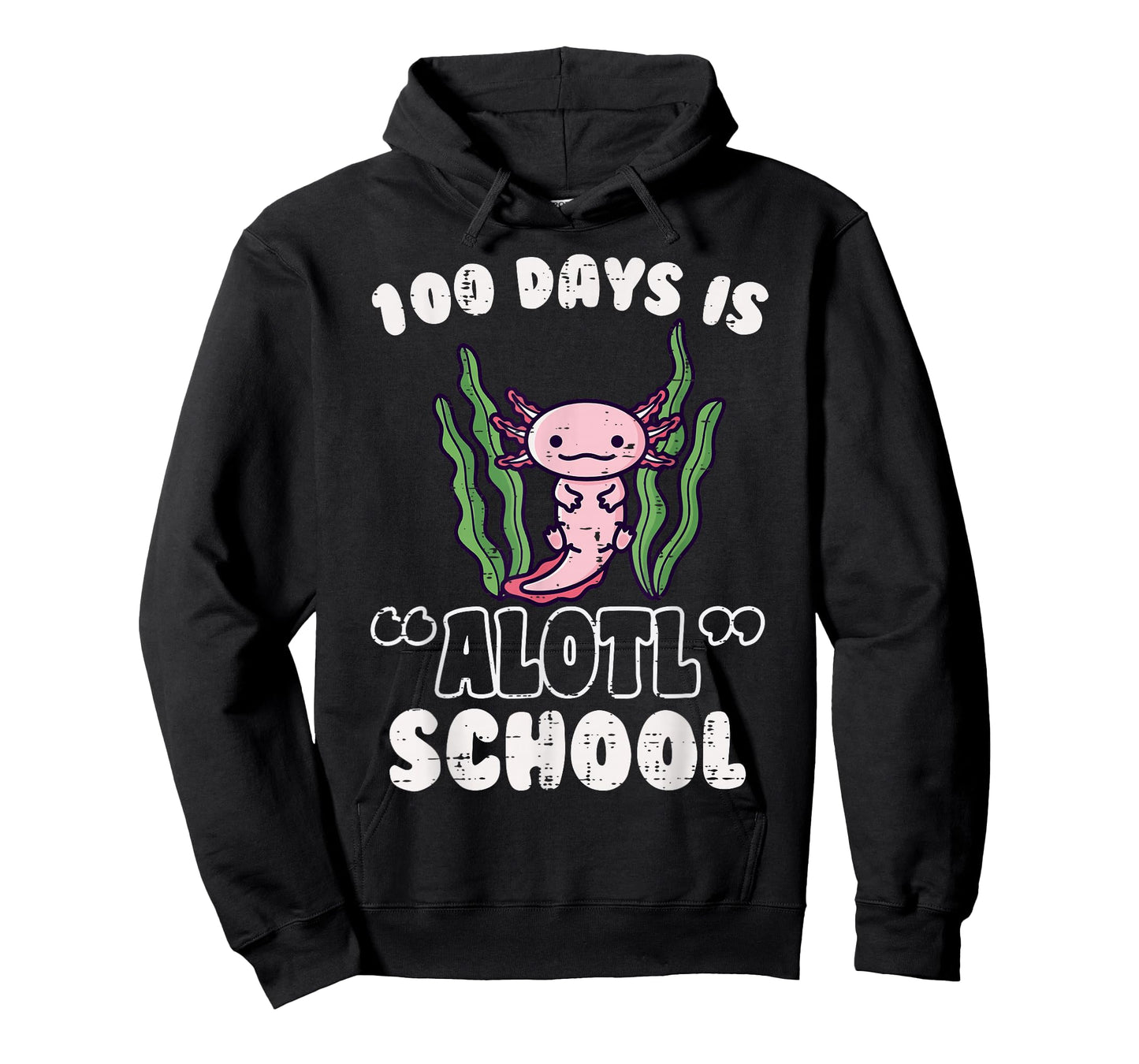100 Days is Alotl School Axolotl 100th Day Boys Girls Kids T-Shirt