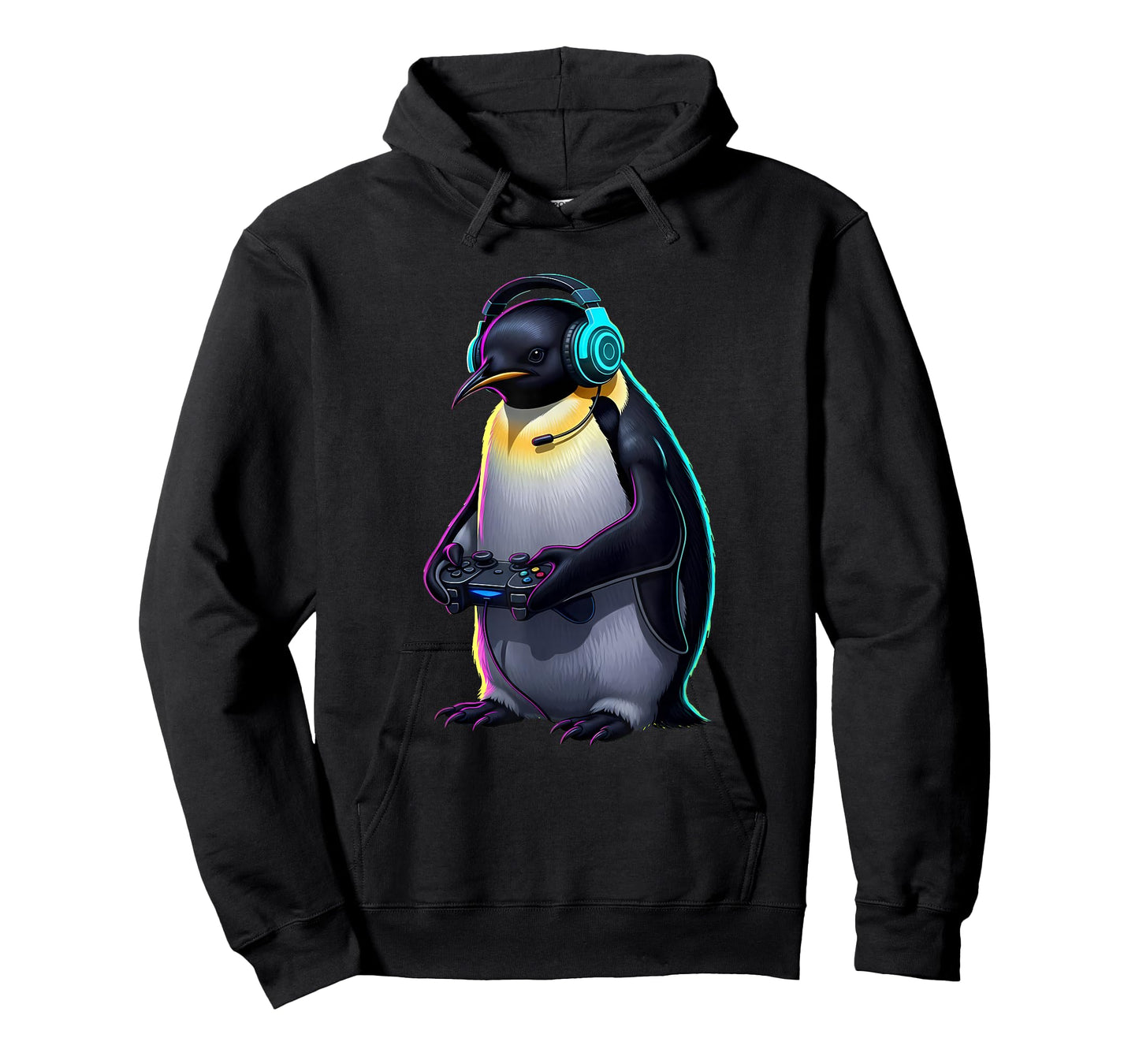 Penguin Gaming Animal Video Games Funny Penguin T-Shirt