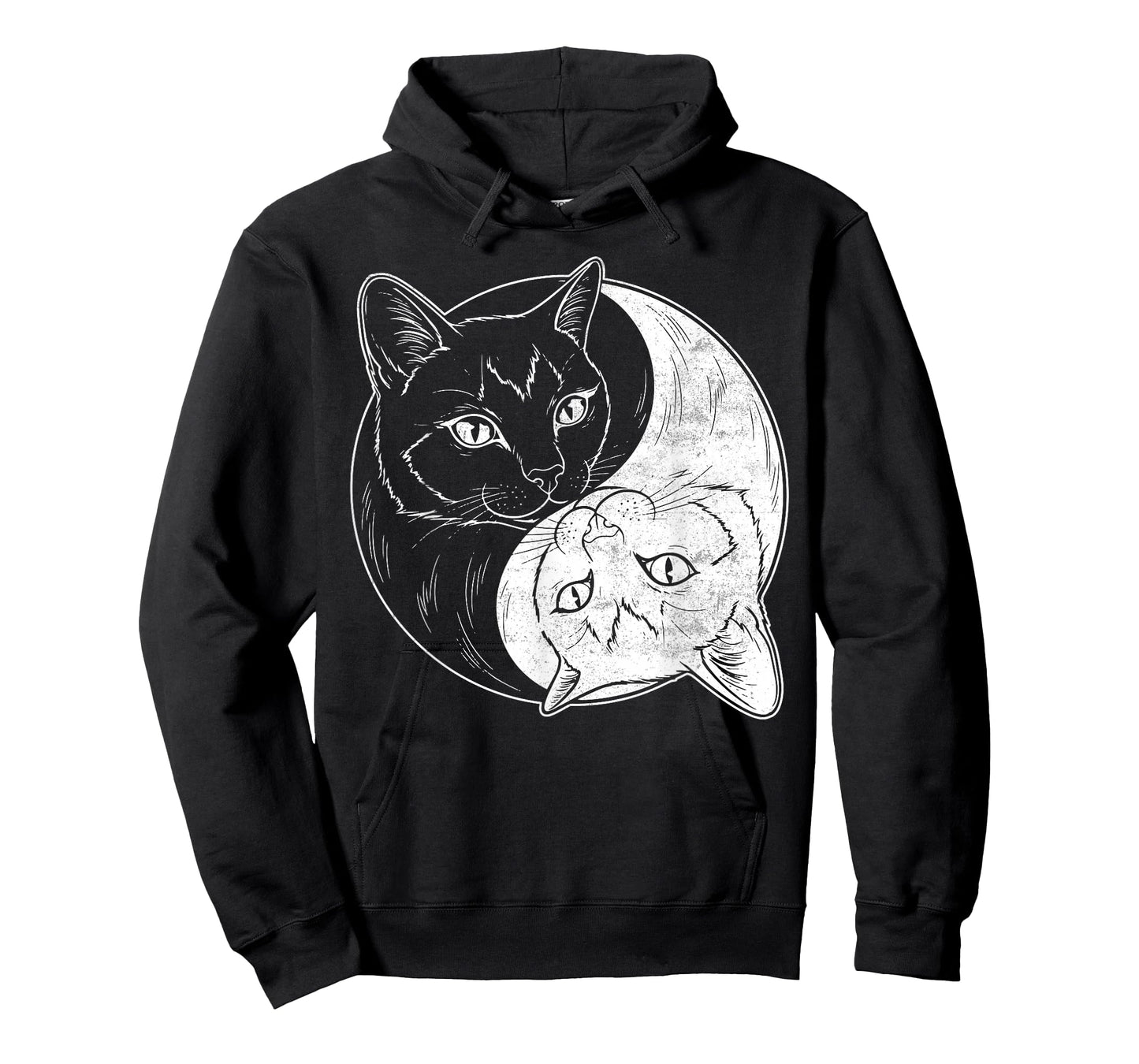 Yin Yang Cats Chinese Art Taoism Cute Kitten Lover T-Shirt