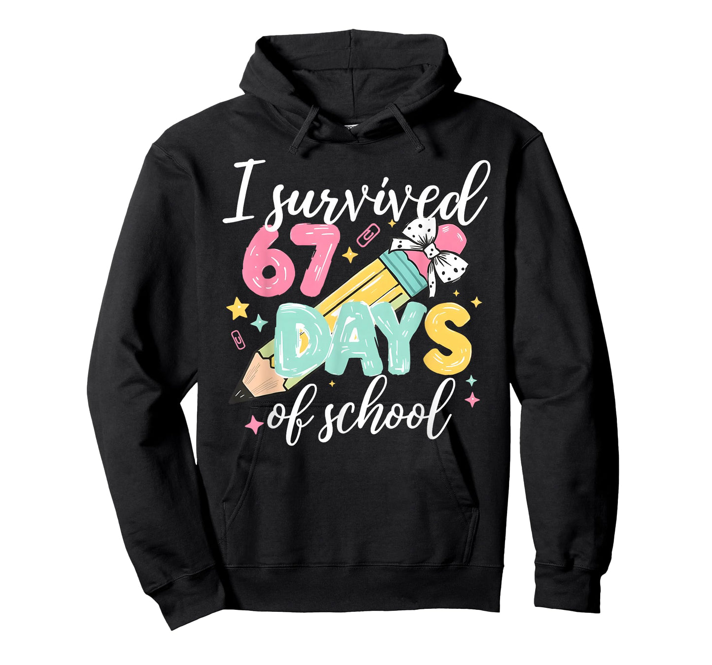 I Survived 67 Days of School Funny Six Seven Meme Teacher T-Shirt