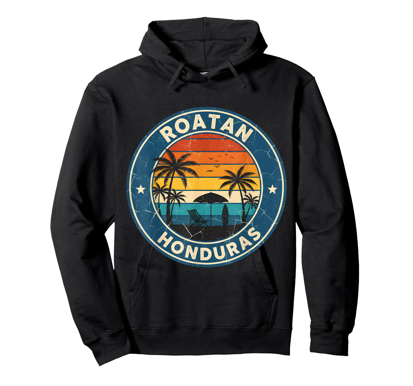 Roatan Honduras Vintage Beach Sunset T-Shirt