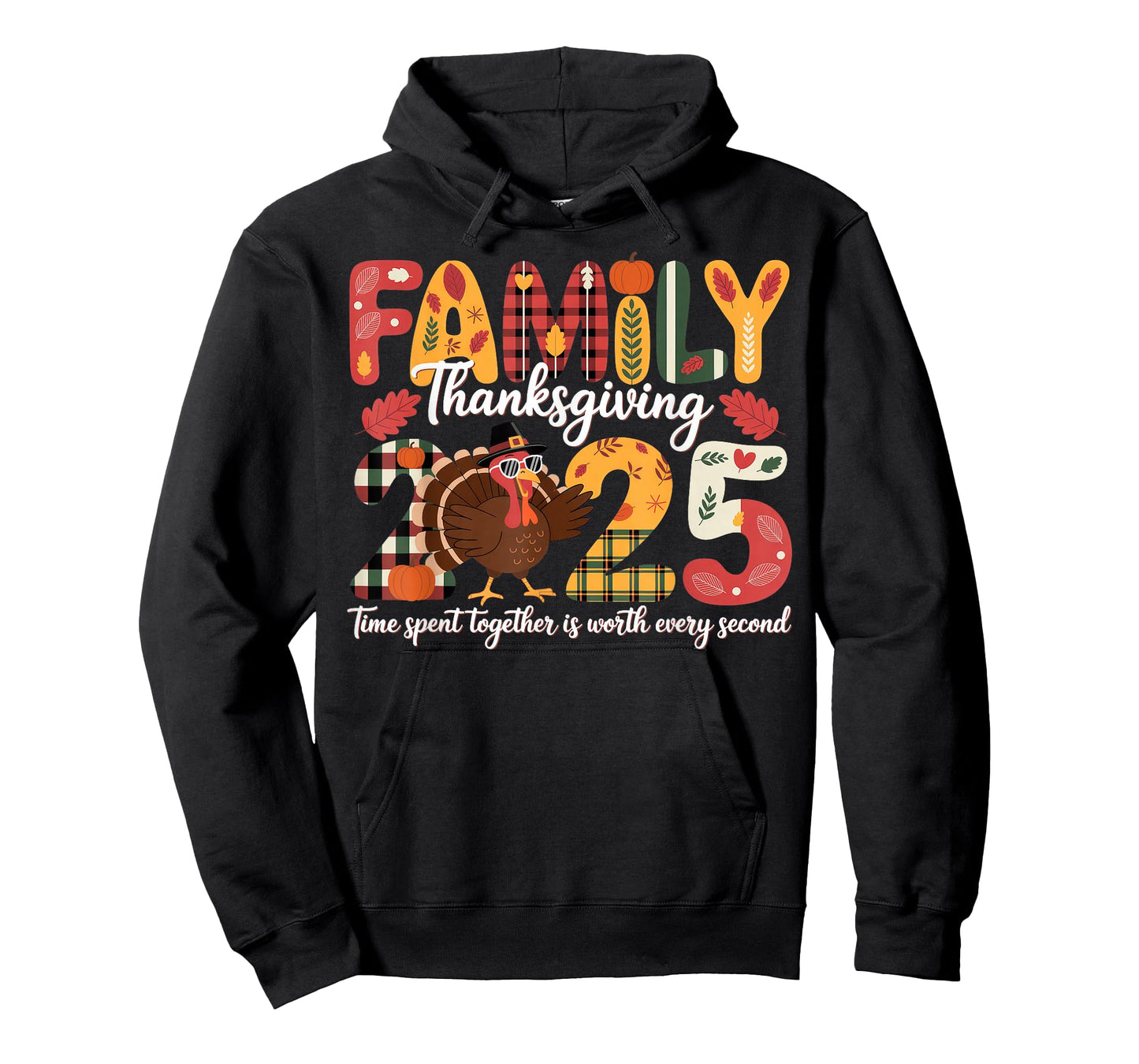 Family Thanksgiving 2025 Crew Dabbing Turkey T-Shirt