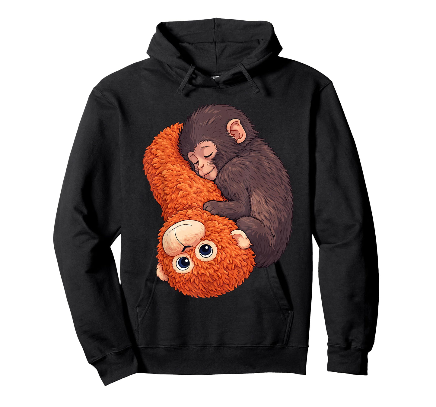 Funny Baby Monkey Punch Cute Animal Men Women Kids T-Shirt