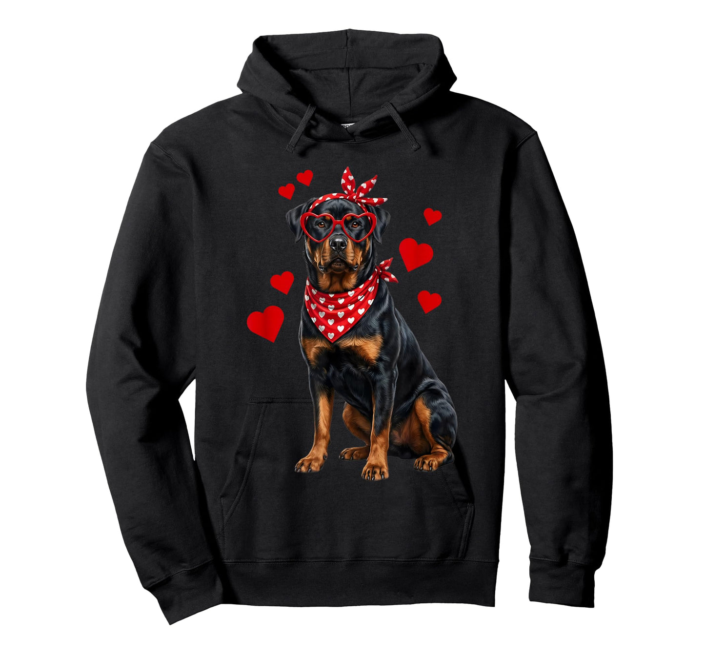 Rottweiler Valentines Day Dog Lover Heart T-Shirt