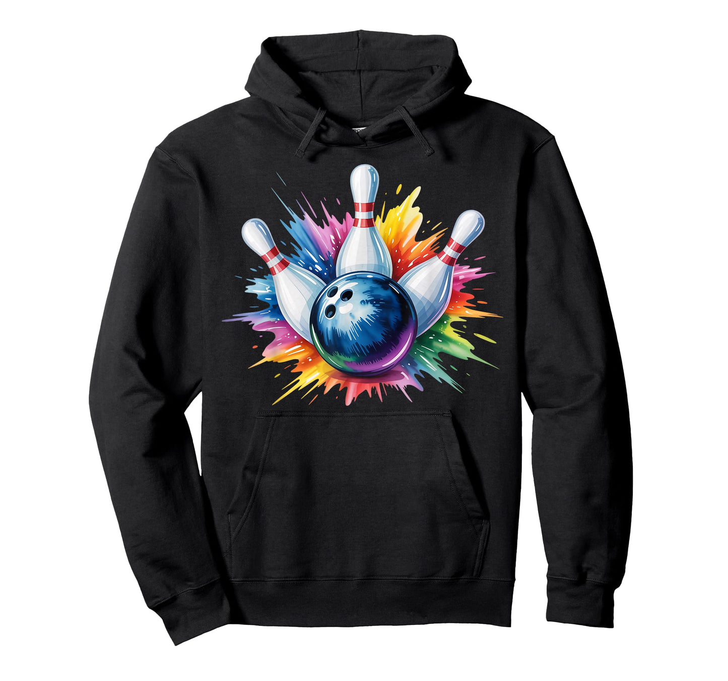 Bowling Watercolor Game Sports Funny Bowling T-Shirt