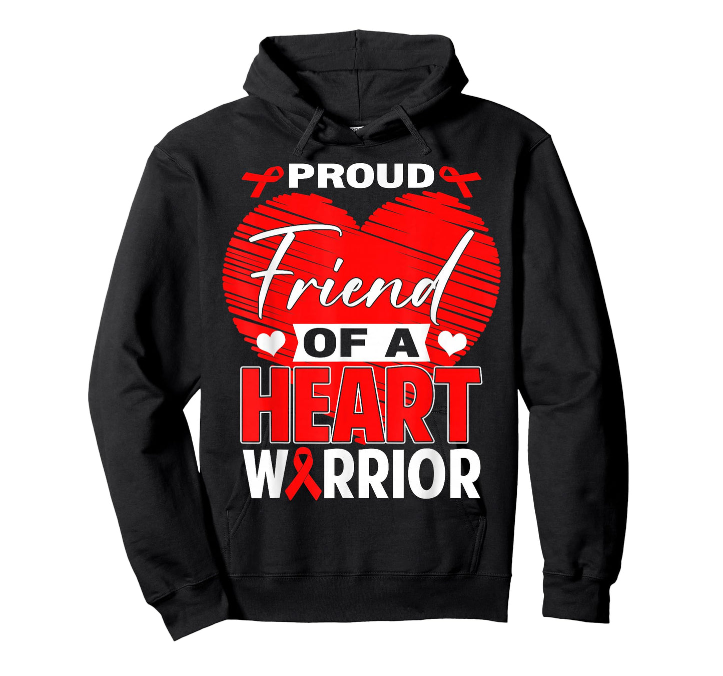 Proud Friend of Heart Warrior Heart Disease Awareness T-Shirt