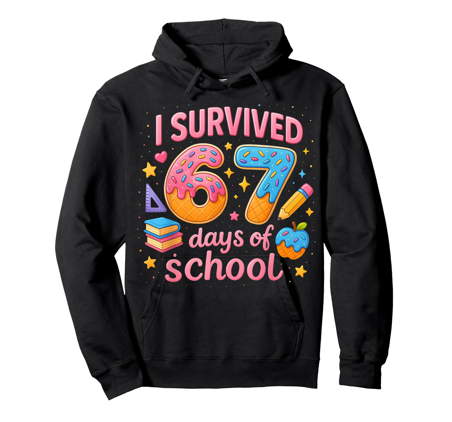 I Survived 67 Days of School Teachers Student Six Seven Meme T-Shirt