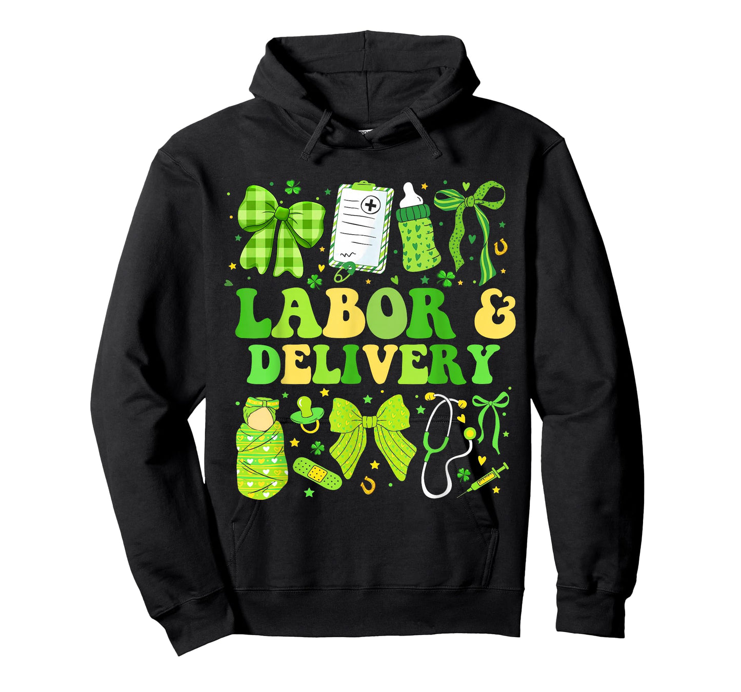 Labor and Delivery Nurse Coquette L&D Nurse St Patricks Day T-Shirt