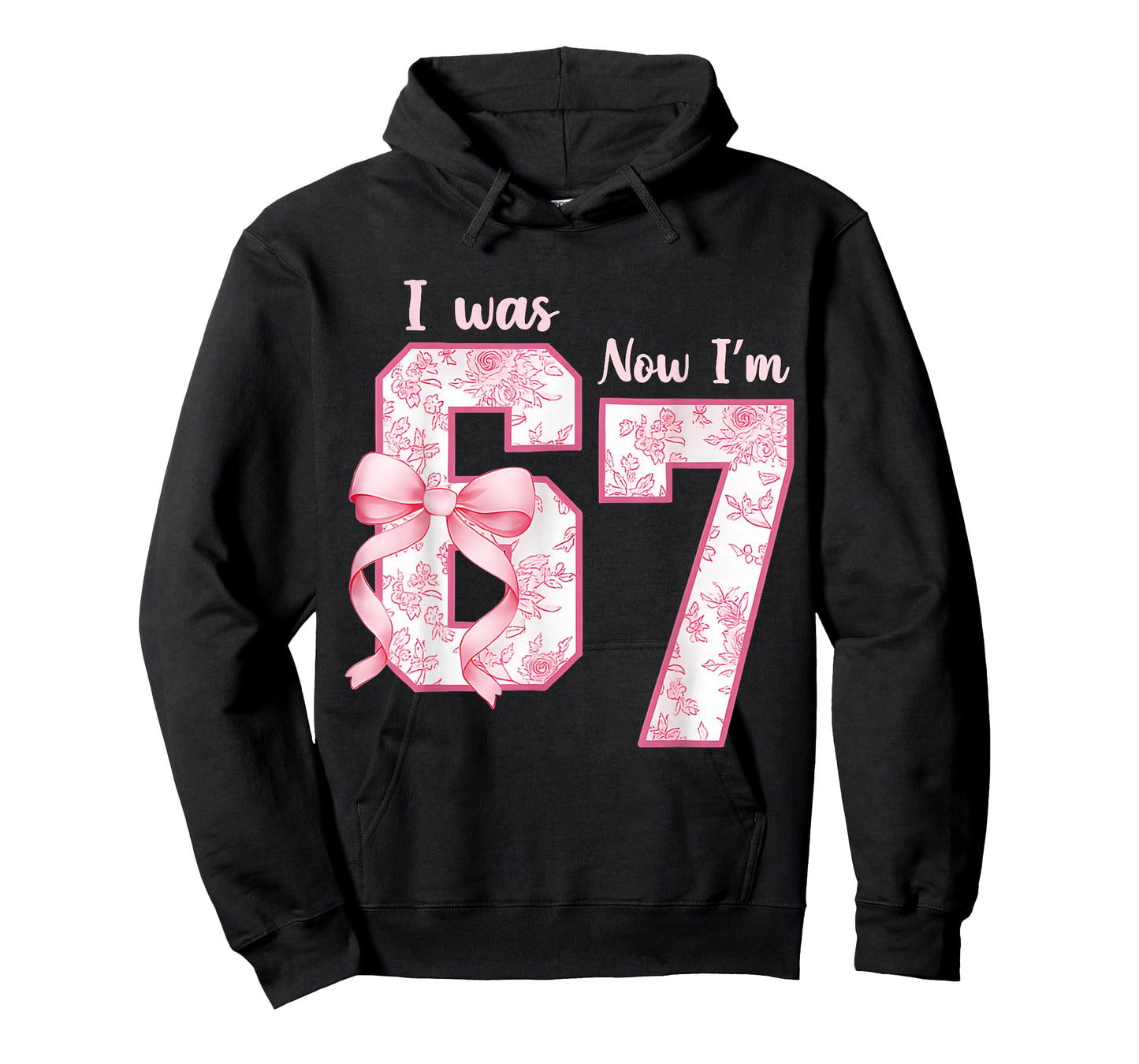 7 Year Old Birthday Shirt was 6 Now I'm 7 67 Funny for Girl T-Shirt