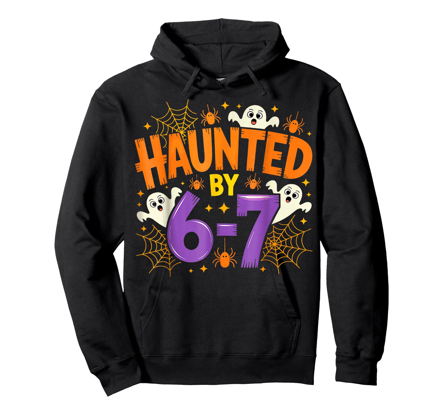 Haunted by 67 Funny Six Seven Meme Spooky Ghost Halloween T-Shirt