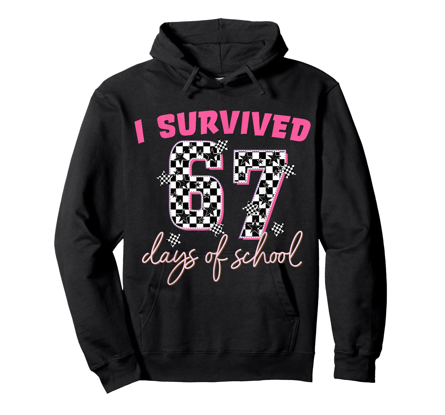 I Survived 67 Days of School Funny 67 Teachers Students Meme T-Shirt