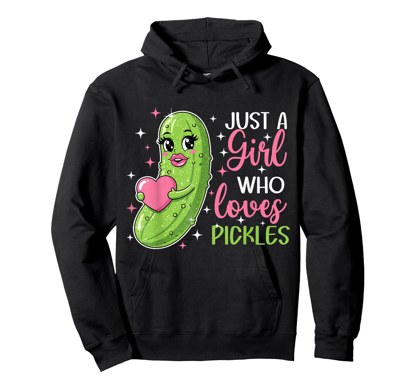 Just a Girl Who Loves Pickles Cute Design for Pickle Lovers T-Shirt