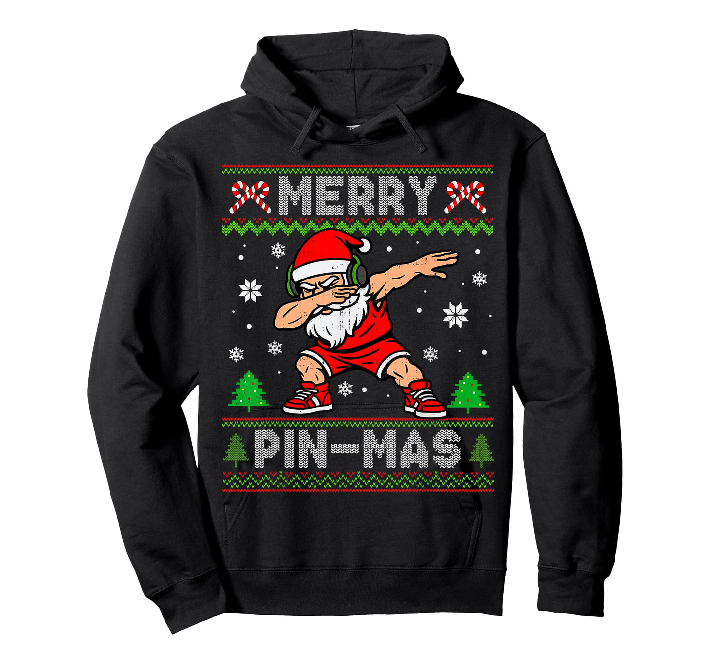 Wrestling Ugly Christmas Dabbing Santa Wrestler Men Boy Kids T-Shirt