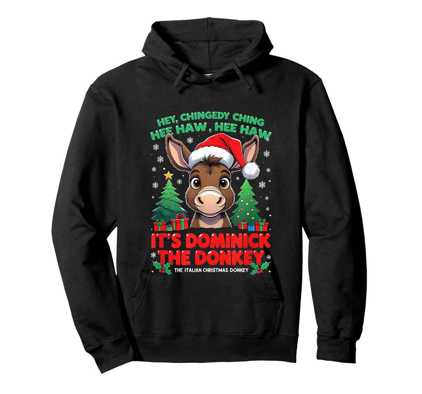 Dominick Donkey Cheer Mi Burrito Sabanero Mexican Christmas T-Shirt