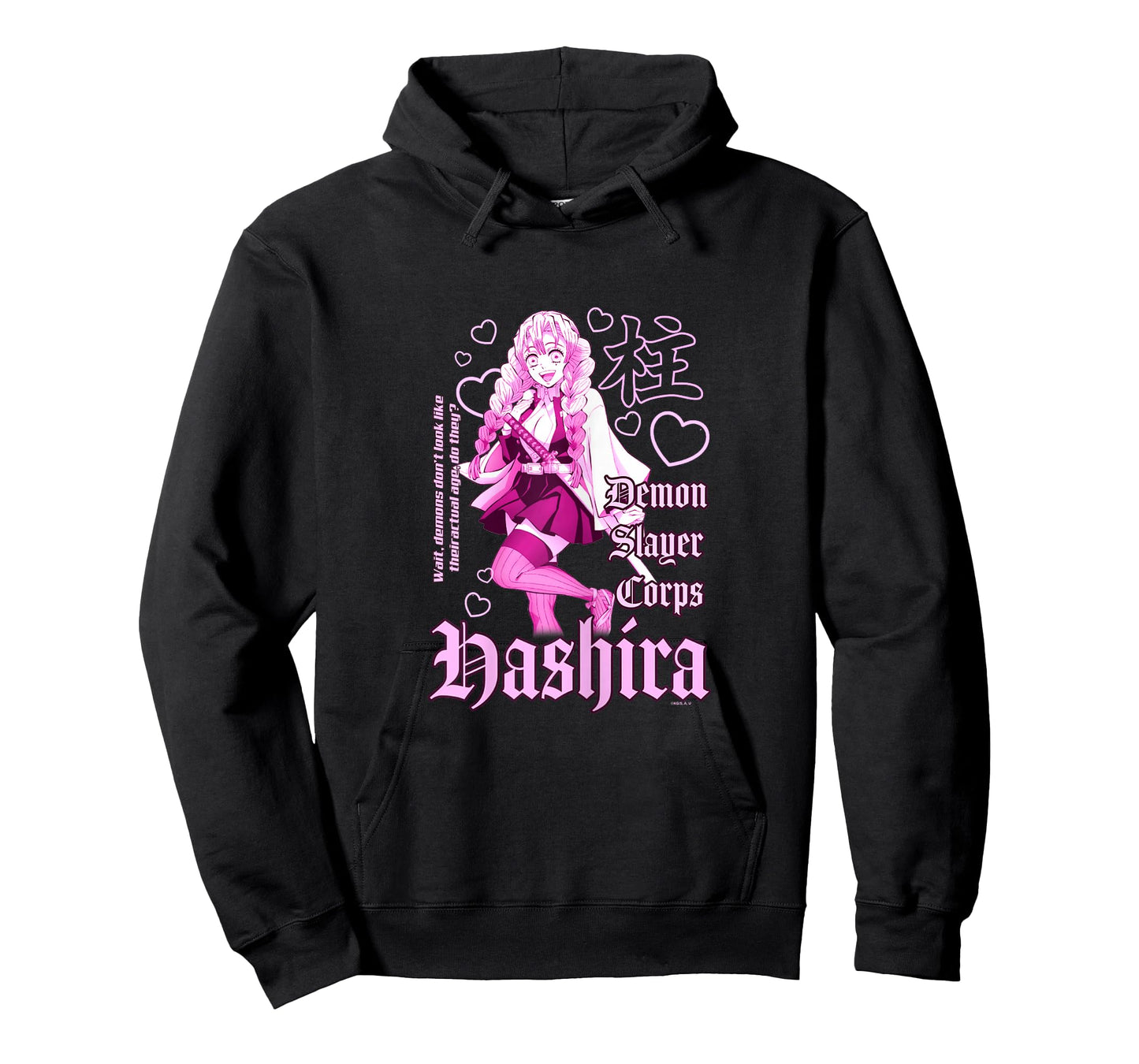 Demon Slayer: Kimetsu no Yaiba Mitsuri Kanroji Pink Gothic T-Shirt